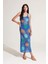 Regular Fit Çiçekli Kroşe Midi Plaj Elbisesi-Fall in Love C6106AX24SM 4