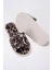 Leopar Desen Havlu Terlik Kaymaz İnce Taban 2