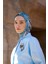 Mavi Ed Scarf Glaze Botanic Desen Eşarp 1