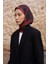 Bordo Ed Scarf Glaze Vase Desen Eşarp 3