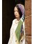 Yeşil Ed Scarf Glaze Botanic Desen Eşarp 1
