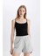 Regular Fit Beli Lastikli Basic Düz Şort Z5071AZ24SM 4