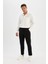 Tailored Fit Normal Kesim Düz Paça Her Yöne Esneyen Yazlık Kumaş Pantolon C7508AX24AU 3