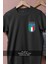 Oversize Italya Ulusal Futbol Takımı Cep Tasarımlı Unisex T-Shirt 2