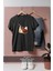 Oversize Keman ve Nota Tasarımlı Unisex T-Shirt 1