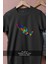 Oversize Meksika Şehir Haritası Tasarımlı Unisex T-Shirt 2