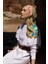 Yeşil Ed Scarf Glaze Ribbon Desen Eşarp 2