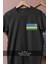 Oversize Rwanda Ruanda Bayrak Cep Tasarımlı Unisex T-Shirt 2