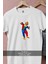 Oversize Palyaço Renkler Tasarımlı Unisex T-Shirt 2