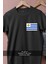 Oversize Flag Of Uruguay Cep Tasarımlı Unisex T-Shirt 2