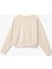 Yeni Sezon Modal Kumaş Bisiklet Yaka Uzun Kollu Basic Sweatshirt 2