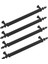 Ovacık Çekmece Dolap Kapak Kulpu Kulbu Siyah Metal Kulp 224 mm (4 Adet) 1