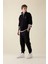 Regular Fit Jogger Eşofman Altı Kargo Cepli Basic Düz Beli Bağcıklı Lastikli Paça Y5533AZ24AU 3