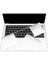 Macbook Air M1 13 Inç Laptop Kaplama Sticker Koruyucu Touchpad Trackpad A2337 A2179 A1932 ile Uyumlu Gümüş 1