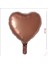 Kalp Folyo Balon Karamel 18 Inc 3