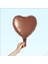 Kalp Folyo Balon Karamel 18 Inc 4