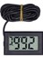 Dijital Termometre Mini LCD Kablolu Sıcaklık Ölçüm Cihazı FY13001SIYAH (Yurt Dışından) 1
