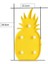 Ananas Şeklinde Ledli Dekoratif Eğlenceli Çocuk Gece Lambası (5047) 5