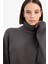 Oversize Geniş Kalıp Balıkçı Yaka Triko Kazak L0986Az24Cw 4