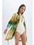 Desenli Pamuklu Kimono-Fall in Love D0453AX24SM 4