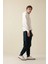 Regular Fit Jogger Eşofman Altı Kargo Cepli Basic Düz Beli Bağcıklı Lastikli Paça Y5533AZ24AU 4