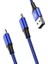 Baseus Rapid Series 2in1 Iphone+ Micro USB 3.0A USB Kablo Şarj 120CM-(5775) - MBN9627-4910 4