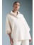 Fit Long Fit Dik Yaka Modal Sporcu Sweatshirt D1457AX24AU 1