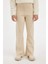 Kız Çocuk Flare Fit İspanyol Paça Basic Düz Triko Pantolon A6029A824WN 1