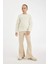 Kız Çocuk Flare Fit İspanyol Paça Basic Düz Triko Pantolon A6029A824WN 4