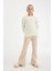 Kız Çocuk Flare Fit İspanyol Paça Basic Düz Triko Pantolon A6029A824WN 5
