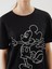 Xsıde Bisiklet Yaka Mickey Mouse Baskılı Kadın Tişört (S5) 3