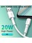 Baseus Mini White Micro USB 4A Oppo Vıvo Dash USB Şarj Kablosu 0.5CM-(5775) - GMS9159-7597 3