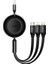 Baseus 66W Makaralı 3in1 Type-C + Lightning + Micro USB Kablo Hızlı Şarj Kablosu - AGT8577-3824 2