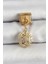 316L Çelik Sallantılı Zirkon Taşlı Ay ve Güneş Model Gold Renk Nomination Charm 1