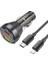 Hoco NZ12B Unimpeded PD48W USB + Type-C Araç Çakmaklı Hızlı Şarj Aleti + Type- - GMS5835-4744 1