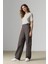 Straight Fit Gabardin Pantolon Kargo Cepli Normal Bel Düz Paça D3762AX24AU 3