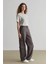 Straight Fit Gabardin Pantolon Kargo Cepli Normal Bel Düz Paça D3762AX24AU 4