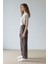 Straight Fit Gabardin Pantolon Kargo Cepli Normal Bel Düz Paça D3762AX24AU 5