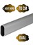 Alüminyum Oval Askı Borusu Mobilya Askı BORUSU(ALÜMİNYUM)(OVAL)(EN:15MM BOY:25MM) 1