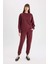 Regular Fit Jogger Eşofman Altı Basic Düz Beli Lastikli Bağcıklı Cepli V2699AZ24WN 5