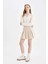 Coool Piliseli Normal Bel Basic Düz Gabardin Mini Etek D5265AX24AU 4