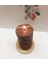 Soyawax Aroma Terapi Kokulu Çiçek Desenli Mum ve Inci Desenli Ahşap Mum Altlığı 3
