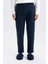 Lacivert Eşofman Altı Slim Fit Dar Kesim Fermuarlı Basic Düz Paça D6091AX24AU 1
