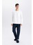 Lacivert Eşofman Altı Slim Fit Dar Kesim Fermuarlı Basic Düz Paça D6091AX24AU 4