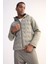 Fit Rüzgar Geçirmez Mont Slim Fit Dar Kesim Kapüşonlu Fermuarlı Cepli B2301AX25SP 1