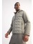 Fit Rüzgar Geçirmez Mont Slim Fit Dar Kesim Kapüşonlu Fermuarlı Cepli B2301AX25SP 3