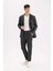 Gabardin Pantolon Tailored Regular Fit Normal Kesim Cepli Düz Paça A8102AX24AU 3