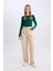 Coool Gabardin Pantolon Baggy Fit Normal Bel Cepli Basic Düz D3761AX24AU 5
