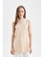 Regular Fit Kolsuz 2'li Basic Tişört Tunik D5478AXNS 2