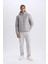 Fit Su İtici Regular Fit Kapüşonlu Fermuarlı Dokuma Mont D6183AX25SP 5